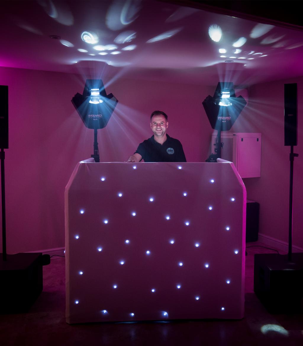 Our lovely <a href="/Mint_DJs/">Mint DJ Services</a> getting the dancefloor ready! 
#bramble #brambleweddings