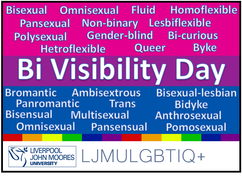 LJMULGBT's tweet photo. #bivisbility #BiVisibilityMonth #bisexuality #bipride #bivisbilityday #Pride 🏳️‍🌈🏳️‍⚧️🌈
Wishing everyone a very happy Bi Visibility Day, show &amp; have Pride in who you are. @BiVisibilityDay ❤️🧡💛💚💙💜🖤 https://t.co/qGjpGzvCuk