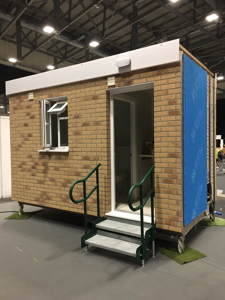 ModularWise are building their stand for the #OffsiteExpo at Ricoh Arena tomorrow and Wednesday- will you be there?
