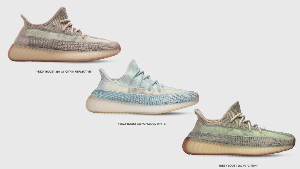 reflective citrin yeezy