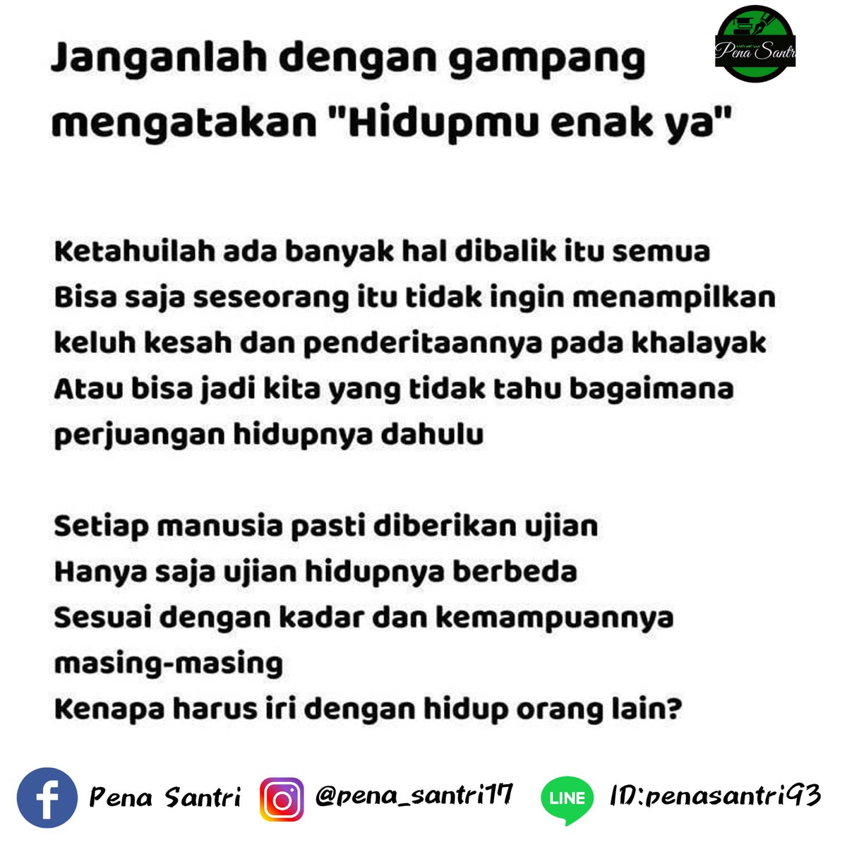 Pena Santri (@pena_santri93) on Twitter photo 
