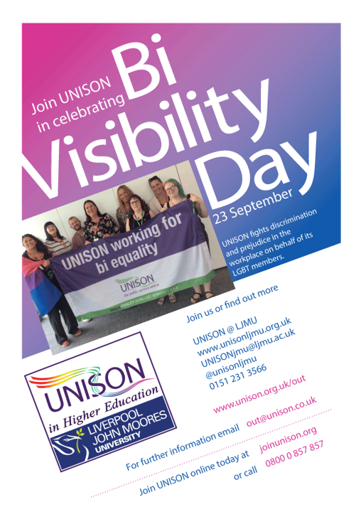 UNISONljmu's tweet photo. #bivisbility #BiVisibilityMonth #bisexuality #bipride #bivisbilityday #Pride 🏳️‍🌈🏳️‍⚧️🌈
Wishing everyone a very happy Bi Visibility Day, show &amp; have Pride in who you are. @BiVisibilityDay ❤️🧡💛💚💙💜🖤 https://t.co/J3Yuf5vvFJ