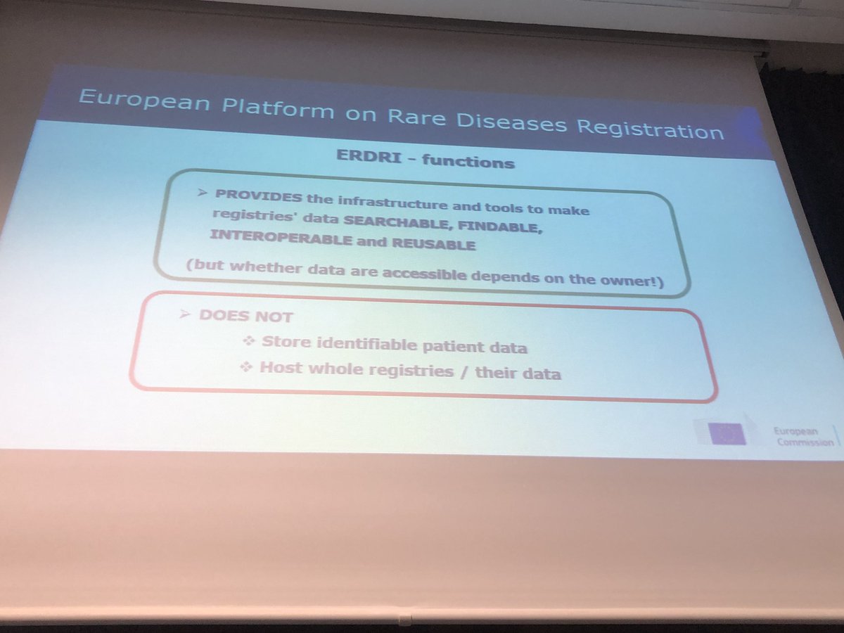 ERNEuroBloodNet's tweet photo. The European Platform on #RareDiseases Registration implemented by @EU_ScienceHub copes with current fragmentation of #RDs data accross Europe by making registries’ data #findable, #researchable and #interoperable. #ERNeu #FAIRdata https://t.co/QtoYBRVBlA