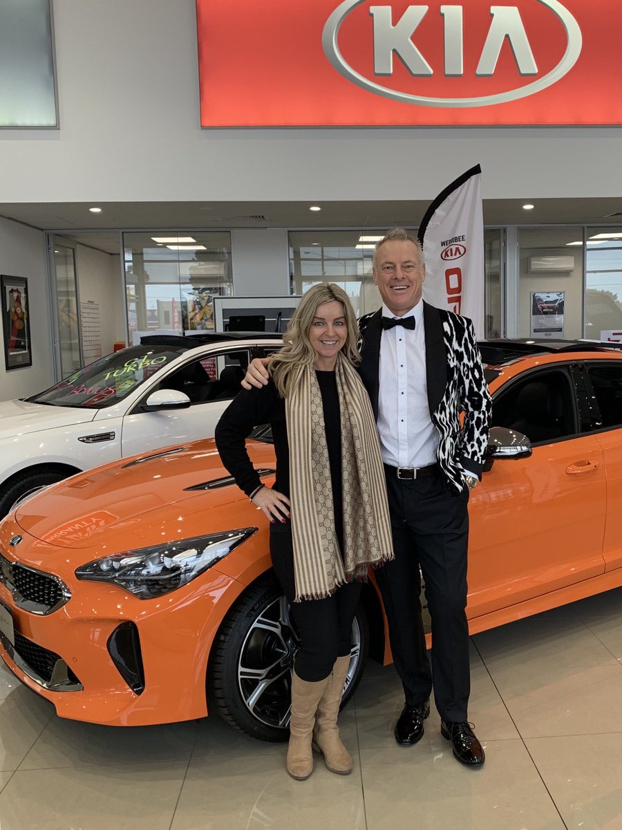 Dwayne Russell (@_dwaynerussell) on Twitter photo Brownlow night! Thanks to Mel from @SportsdayRadio car partner Werribee Kia for the lend of the Stinger! <a href="/kiaaustralia/">Kia Australia</a> Brownlow night! Thanks to Mel from @SportsdayRadio car partner Werribee Kia for the lend of the Stinger! <a href="/kiaaustralia/">Kia Australia</a>
