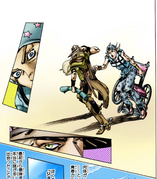 ダチコー 本日9月23日は スティール ボール ラン レースにジャイロ ツェペリがエントリーした日ッ ジョニィ ジョースターもサンディエゴに来てるぞッ Jojo ジョジョ スティール ボール ラン Steel Ball Run ジャイロ ジョニィ T Co