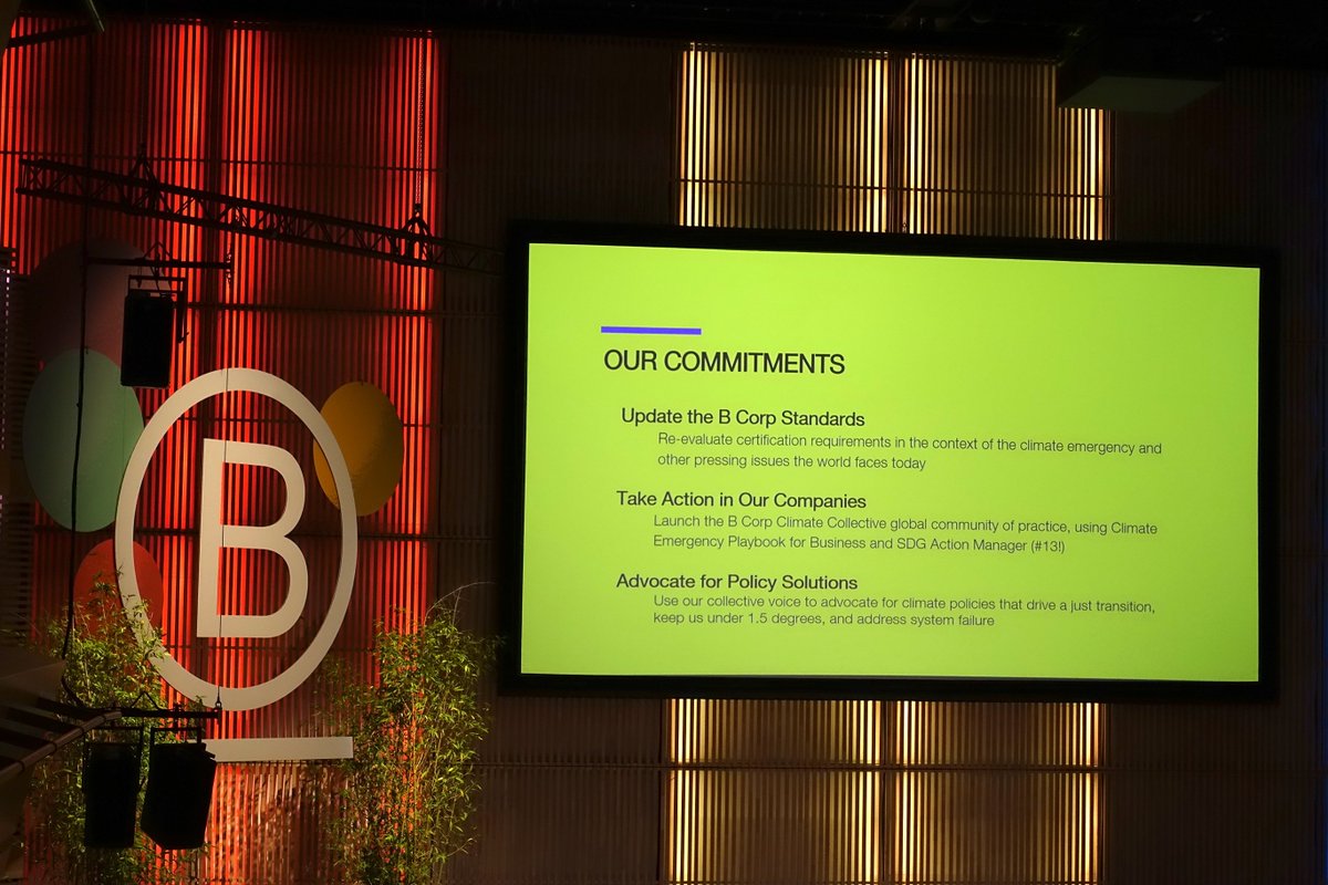 TIME TO LEAD | B Lab co-founder @JayCoenGilbert shares that the <a href="/BCorporation/">B Lab</a> movement will declare a #ClimateEmergency &amp; Systems Failure at #COP25  and commit to update the #BCorp standards, take action at company level &amp; focus on policy change!

#BtheChange #SDG13 #LeadtheBeat