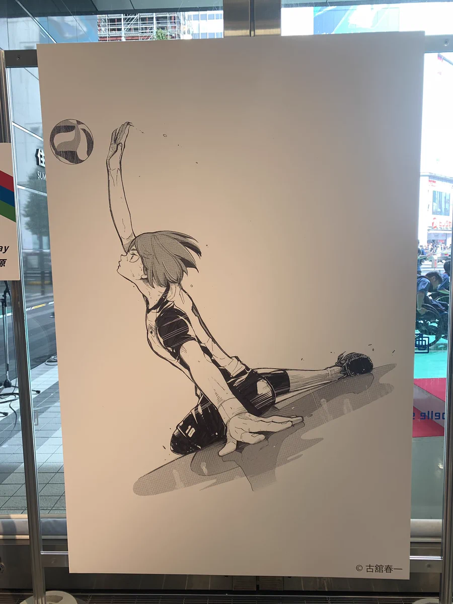 秋葉原にて有名漫画家によるパラリンピックのイラストが展示中！！！