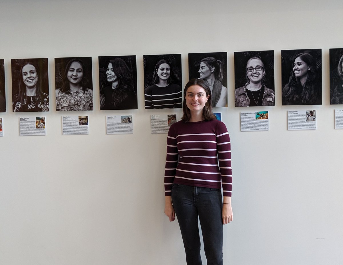 NicoleFGreen's tweet photo. So great to see the opening of the #WomenInSTEAM photo exhibit at @UNSWScience in the Biosciences Building today https://t.co/4EwMUQ0p5c