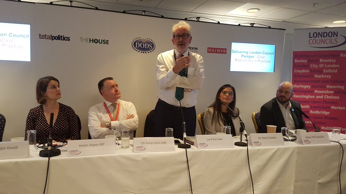 We are at #Lab19 hearing about the work of <a href="/londoncouncils/">London Councils</a>, <a href="/lb_southwark/">Southwark Council</a>, <a href="/EnfieldCouncil/">Enfield Council</a> and <a href="/hackneycouncil/">Hackney Council</a> to deliver housing through #CivicRadicalism 🏠🏡🏢