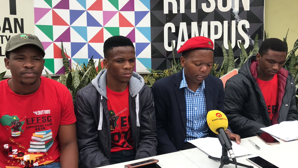 Bangibiza_uJeff's tweet image. The #DUTSRC says some of their members have been served with precautionary suspension letters over allegations that they are behind the spurt of violence by students in campuses. This includes the attack on a security guard last week. #RIPSandile #DUTshutdown @ECR_Newswatch