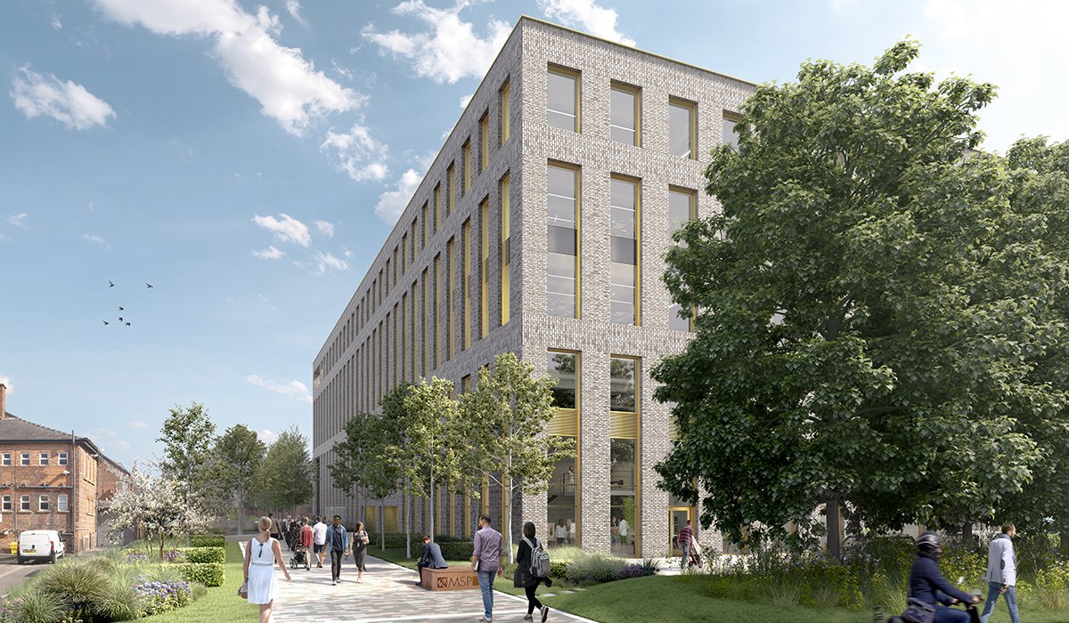 TweetsbyMSP's tweet photo. We're excited to announce our plans for the next phase of Manchester Science Park with the redevelopment of Base - a place for highly-innovative companies working in computer engineering, energy tech, light manufacturing &amp; materials science: Read more: https://t.co/NpVf5rn2vN https://t.co/beQ0TjLX2Q