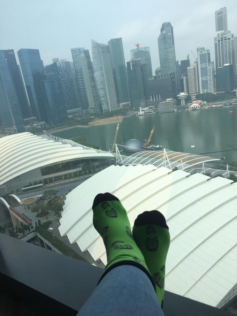OpsSquad's tweet image. Ops Squad socks make it to Singapore. Courtesy of #colettefolan