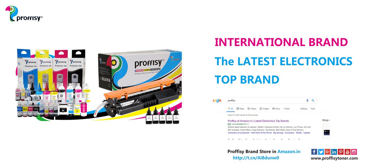 Proffisy's tweet image. #Proffisy #InternationalBrand

Proffisy at #Amazon, The Latest Electronics #TopBrand

#tonercompatible #computer #inktoner #ITService

Web: proffisytoner.com
Email: marketing@proffisytoner.com
Whatsapp: 0086 18938939387
Amazon Store Link: amazon.in/stores/node/15…