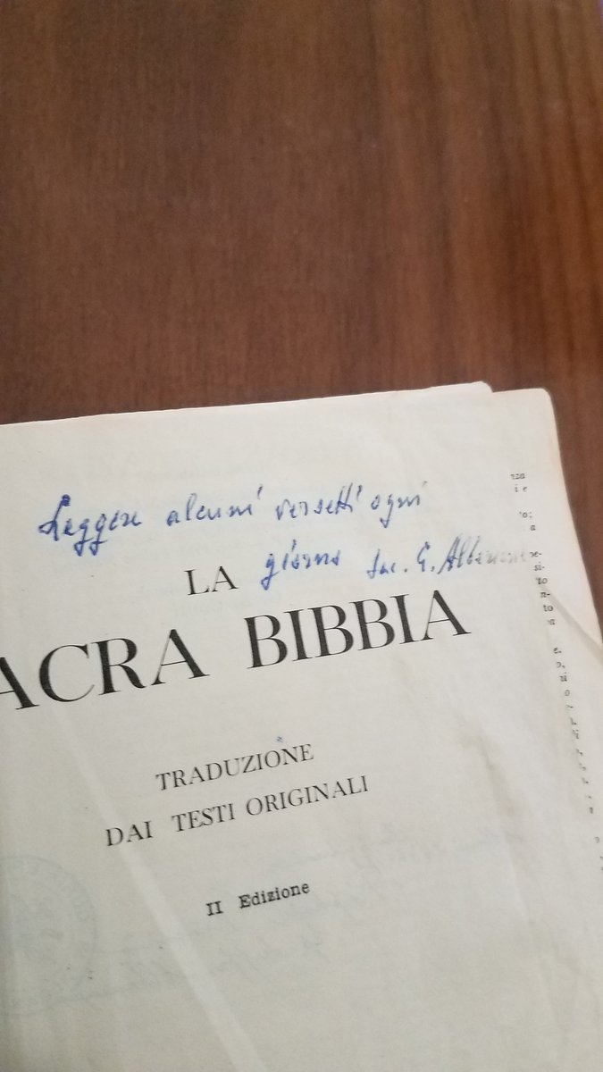 Sister Anne Yesterday We Visited The Hospital And One Of The Sisters Showed Me The Bible She Got Before Going Off To The Missions In America The Founder Wrote A