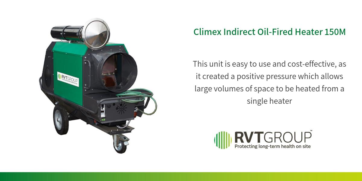 Our Climex Indirect Oil-Fired Heater 150M delivers 150kW of dry heat and can supply heat into buildings or enclosed areas via flexible ducting and eliminates the need of dehumidifiers in a drying out programme. ow.ly/aDWE50vGzvj