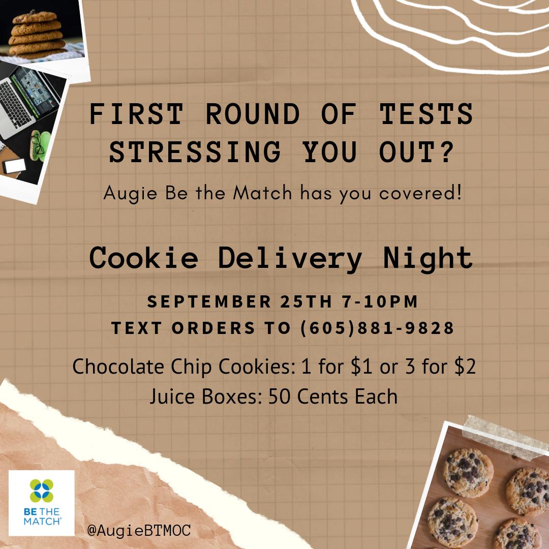 augieBTMOC's tweet photo. You want cookies Wednesday night? @AugieWriting https://t.co/G9YOQ1Fy1D