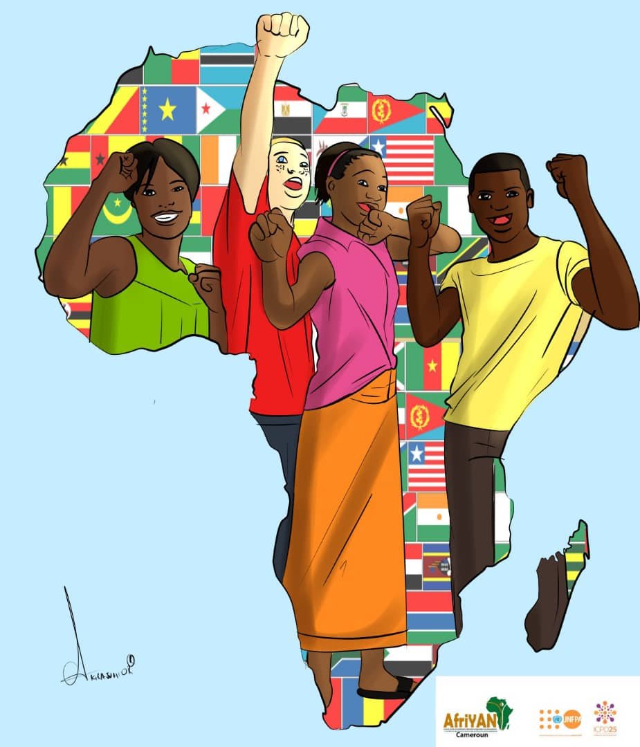 DorianeMotsebo's tweet photo. Une jeunesse qui se lever et qui se bat pour un avenir meilleur #25JoursDuCameroun 
#ICPD25 
#UNFPA50 
#OnTheRoadToNairobi 
#PutYoungPeoleFirst 

@UnfpaCameroon 
@SitiBOussein 
@Mabinguengom 
@AfriYAN_Camer 
@Anniematsida4 https://t.co/6vG3tVi9jR
