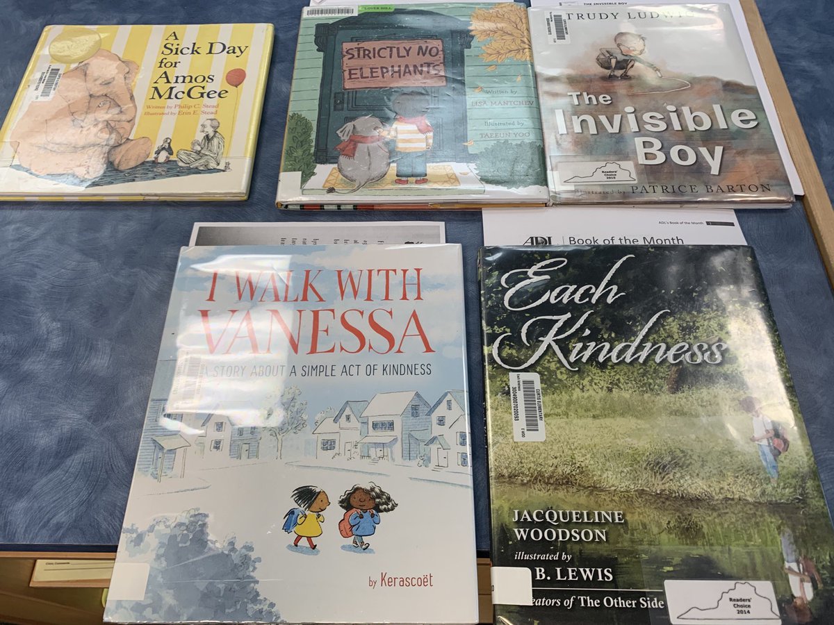 CurtisESLibrary's tweet image. Here is our book lineup for Start With Hello week! #TeamCurtis #StartWithHello