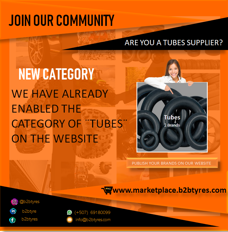 Now our website has a new category ¨TUBES¨ Publish your brand and boost your sales