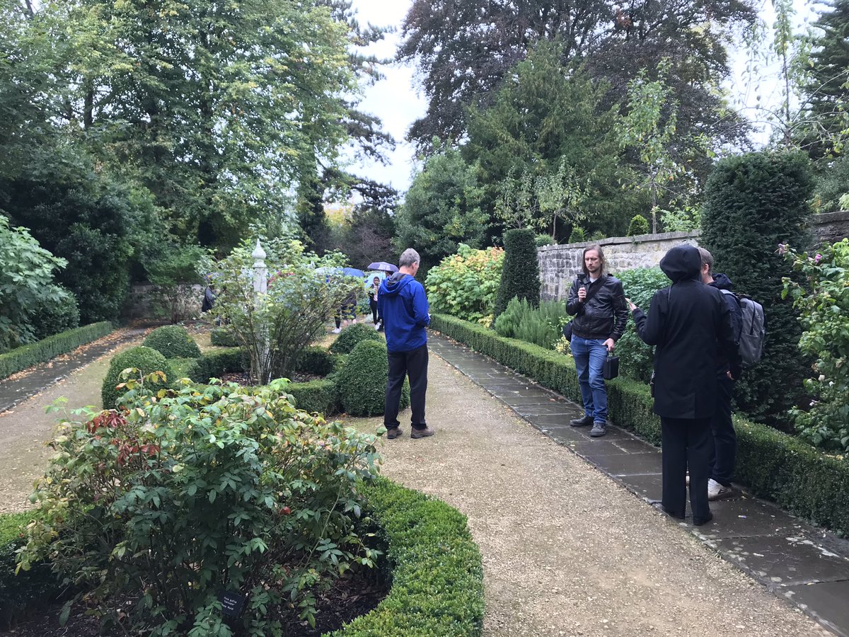 BriSoundwalks's tweet photo. Finishing at #TheGeorgianGarden #quietspace part of #globalsoundwalks @museumofwalking @therapeuticity & contributing to @HUSHCITYapp
Small walled garden slightly sloping raised above the footpath lower down, surrounded by mature trees though could 👂 faint traffic noise https://t.co/B8PyOgENpn