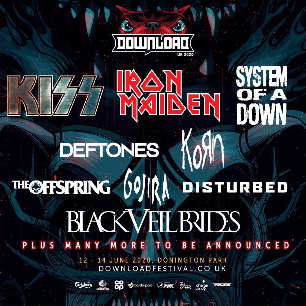 BeerAndBats's tweet image. The @blackveilbrides are returning to Castle Donington for Download 2020! This will mark the band’s 5th appearance at the most famous rock festival in the world and the first time that they will play on the same bill as their heroes and one of their biggest influences, @kiss.
