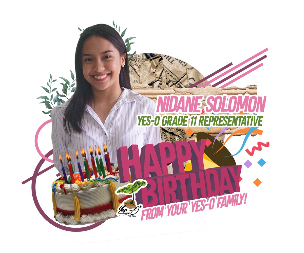 SJCSHYesO's tweet photo. It's never too late to say Happy Birthday to one of our very own YES-O Grade 11 Representative!💚

Happy Birthday 
@nidanekirsten 
 from your YES-O Familia!! 💚💚💚 https://t.co/dqmdn3DwHi