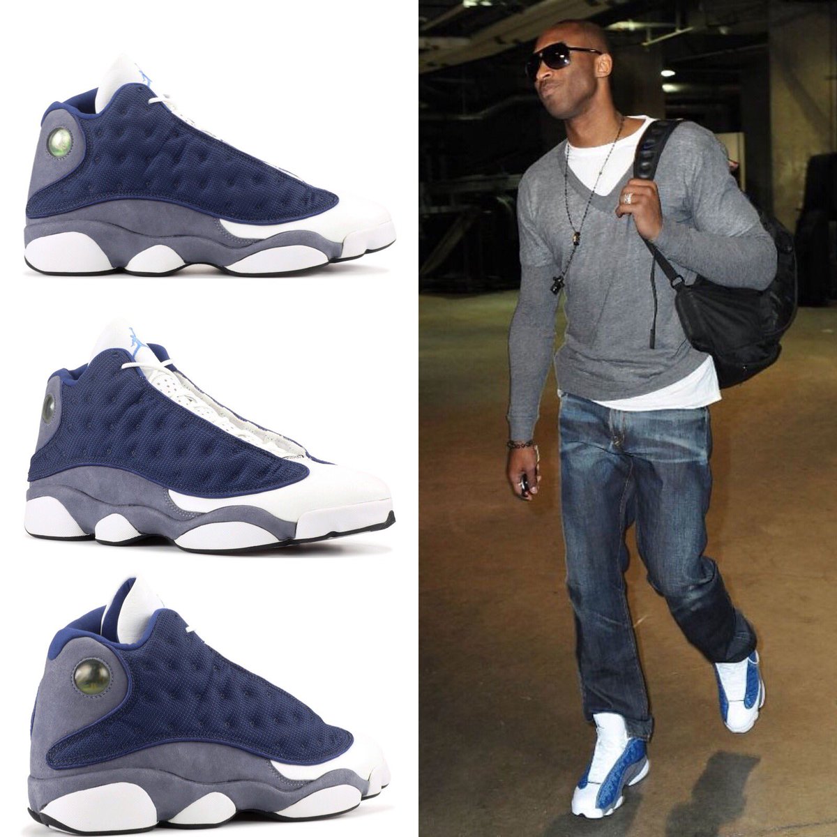 Kobe in the 'Flint' Air Jordan 