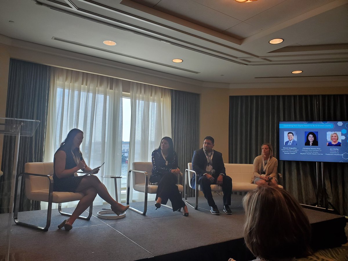 _Val_Lopez's tweet image. Great conversation on expanding your digital reach to build brand loyalty at the @kyruus #AccessATLAS. Great job by @christinagp sharing the success and challenges of online access initiatives.