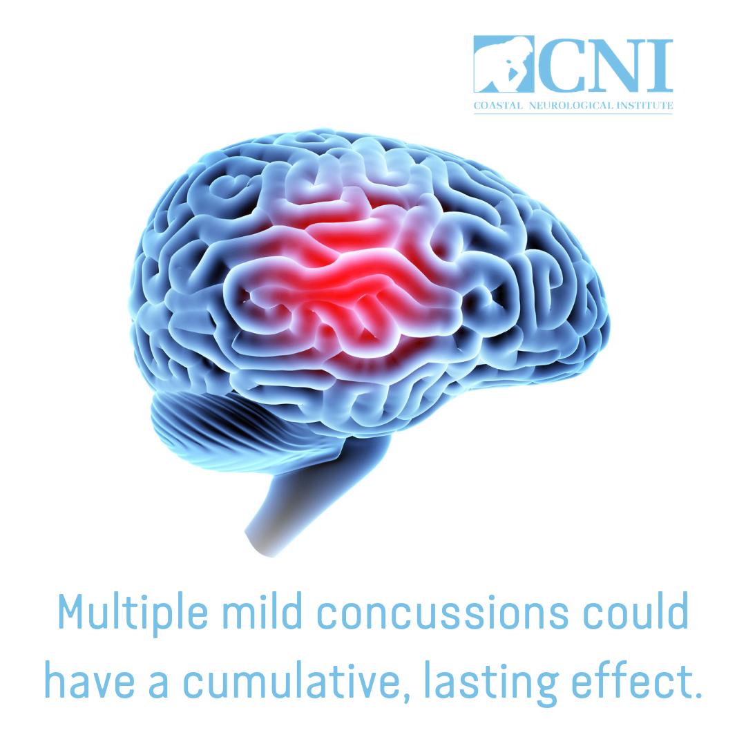 If you’ve had a concussion in the past, it may be more difficult to recover from the next.  Learn more at whycni.com/concussions/ #CNI #Health #Concussion