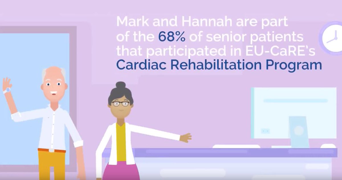 eucare_org's tweet photo. The final results of the #EUCaRE study are here ! Meet again Mark and Hannah and see how their #CardiacRehabilitation program went, in figures! 
https://t.co/wgtJZusq0n https://t.co/KZ4QL7jvAI