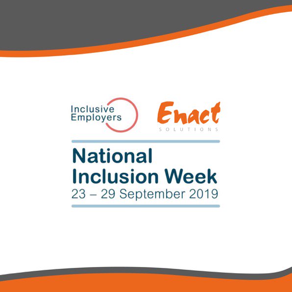 EnactSolutions's tweet photo. Enact Solutions are going to be incredibly busy helping some of our clients create shared moments of peak learning for their colleagues around inclusion using our drama-based approach.
#NIW19 #nationalinclusionweek #everydayinclusion #EnactSolution #PeakLearning https://t.co/g4aTdfVaQI