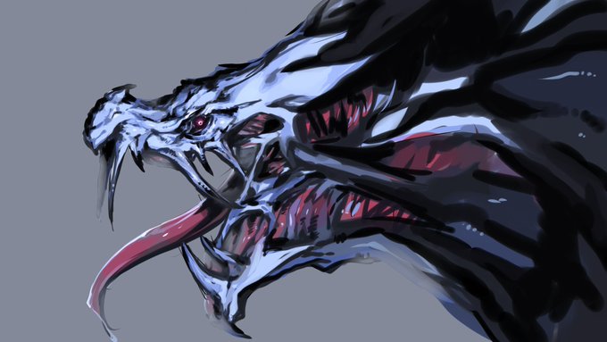 何も考えずぐちゃぐちゃ落描いてるのは癒しになります…
息抜きです…女の子描きすぎると筆が変な方向にはしる… 