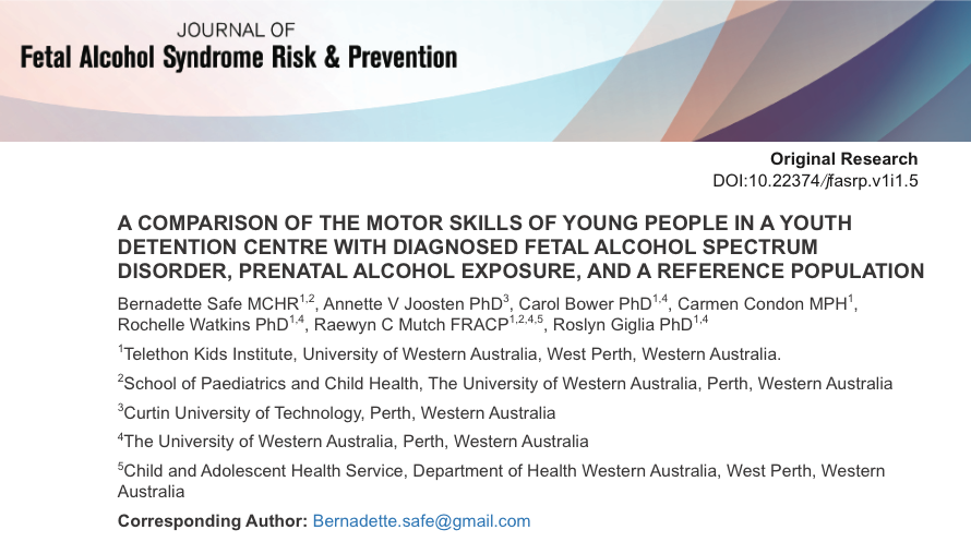jfasrp_DPG's tweet photo. "Visual motor integration and handwriting skills were often impaired in this population. Lower VMI scores were more prevalent in participants diagnosed with #FASD, and therefore should be routinely assessed as part of a diagnostic assessment."

Read more: https://t.co/PABzZJYvoe https://t.co/oniD8I0Ju1