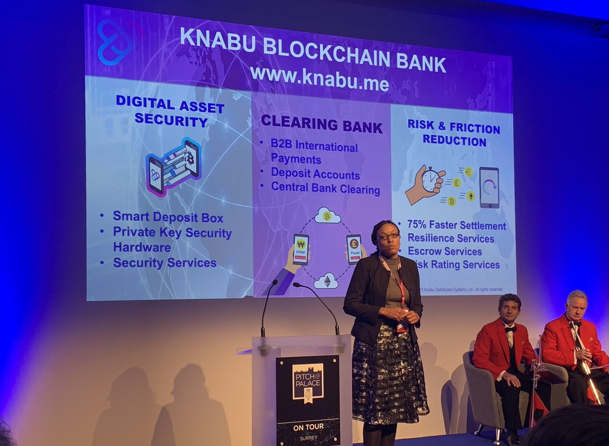 #pitchatpalace 12.0 On Tour Surrey | @knabucrypto
 
knabu.me serves neglected sectors using blockchain technology to optimise value transfer and improve back-office.