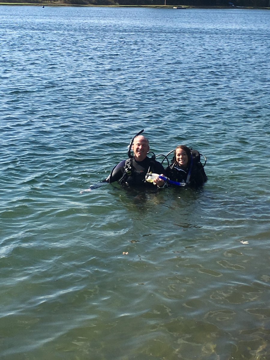 JohnBourgeois4's tweet photo. Padi certified! Thanks #PeterMikhail and Mo and Christine at #TorontoScubaCentre. When's the remake of Sea Hunt? Sign me up! https://t.co/GuWnf7Svt4