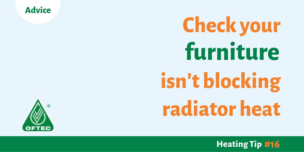 OFTEC's tweet photo. Recently #movedhouse or thinking of redecorating? Make sure that your furniture isn't blocking radiator heat #Heatingtip #TradesTalk https://t.co/xPtLuZR4it