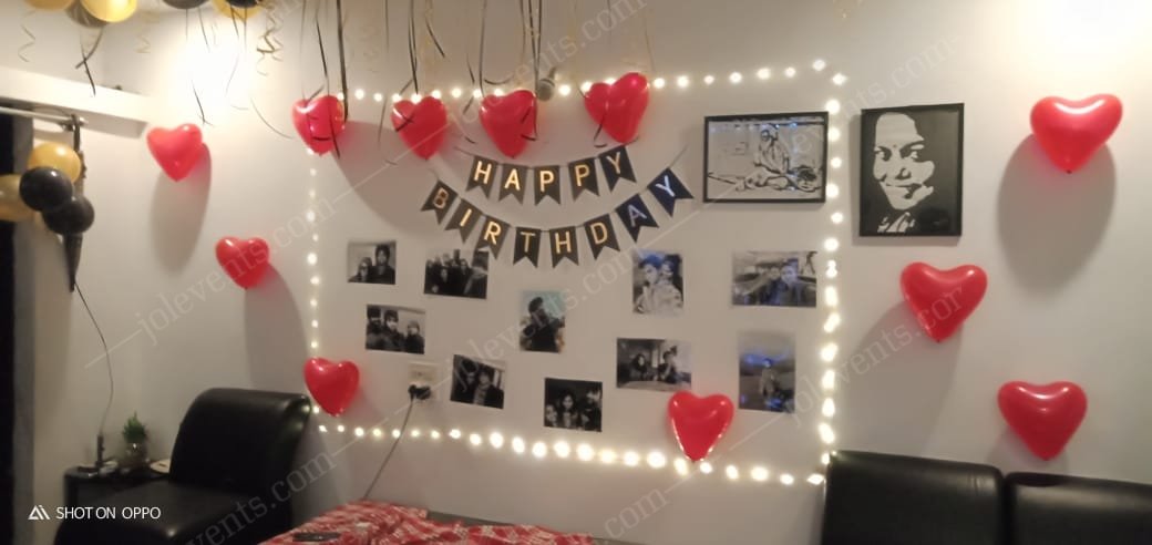 room decoration for husband on his birthday