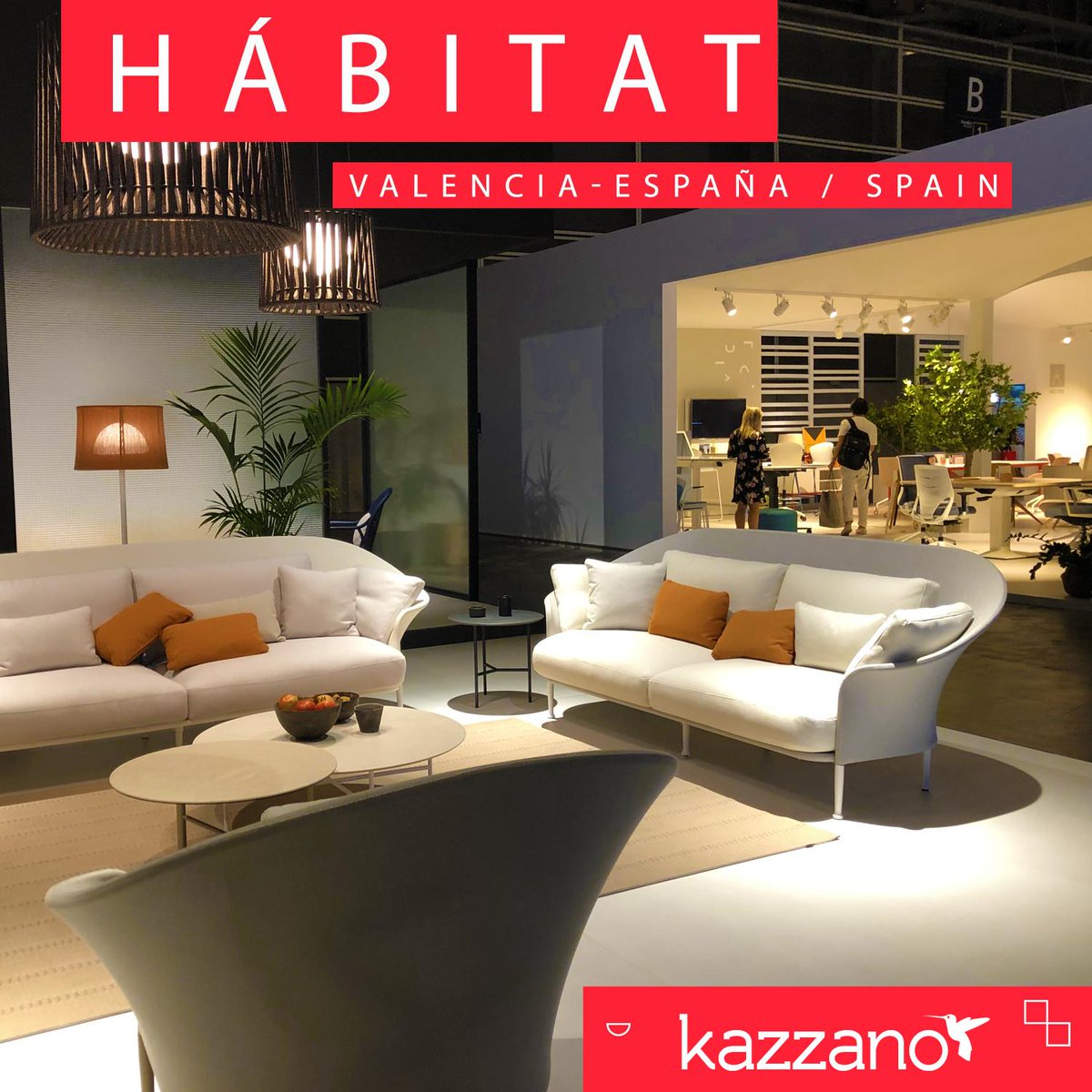 Kazzano_'s tweet photo. 😍 Estamos encantados con nuestra visita como cada año a @habitatvalencia
🏆 Nuestra enhorabuena a #Valencia por ser Capital Mundial del Diseño 2022
#FelizLunes #Habitat19 #NextDesignStop https://t.co/rzK7SV92sS