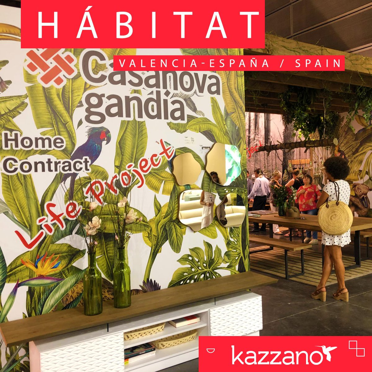 Kazzano_'s tweet photo. 😍 Estamos encantados con nuestra visita como cada año a @habitatvalencia
🏆 Nuestra enhorabuena a #Valencia por ser Capital Mundial del Diseño 2022
#FelizLunes #Habitat19 #NextDesignStop https://t.co/rzK7SV92sS