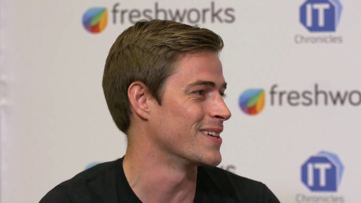W_Goddard's tweet photo. A conversation with Anatole Doak, @maestroqa Account Executive at MaestroQA from #Refresh19 https://t.co/Q6jOnufpZz https://t.co/r8lvQj9iQK