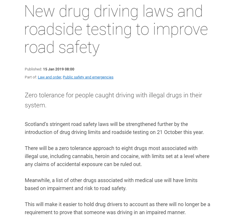 crew_2000's tweet photo. SCOTTISH DRUG DRIVING LAWS-limits + roadside testing to be introduced on 21/10/19
Zero tolerance for #cocaine, #cannabis #ketamine #LSD #methylamphetamine #MDMA #heroin
Limits based on impairment inc #clonazepam #diazepam #methadone #morphine #temazepam
https://t.co/Dd8P9v9dj8 https://t.co/C43hS8VGzF