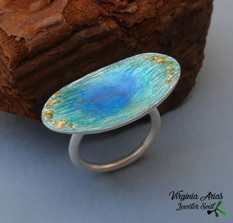 jewelersoul's tweet photo. Blue Wave Ring by Jewlersoul. #oceaanring #sterlingsilver #ring #rings #anillo #bluering #ovalring #silvering #enameljewelry #enamel #emaillering #silberschmuck #handmade #jewelersoul #giftforher #designjewelry #modernring #modernjewelry #contemporaryjewelry https://t.co/fApGYmHzfR
