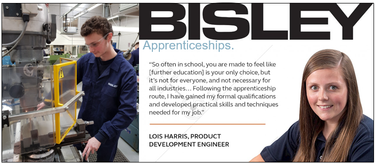 NDGTA_'s tweet photo. APPRENTICESHIP OPPORTUNITY: 
Bisley currently have a Design Engineer Apprenticeship opportunity available. To apply for their vacancy follow the link below or email info@ndgta.org.uk for more information.
https://t.co/wxnNJmduSF
#Apprenticeships #Engineering #NDGTA #Bisley https://t.co/fPeXih4BH3
