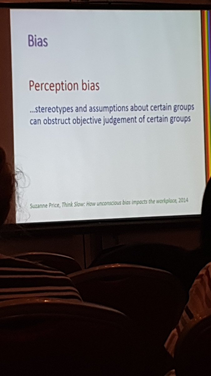 NuclearSarah's tweet image. #PerceptionBias - unconscious stereotyping can be really damaging and drive prejudice