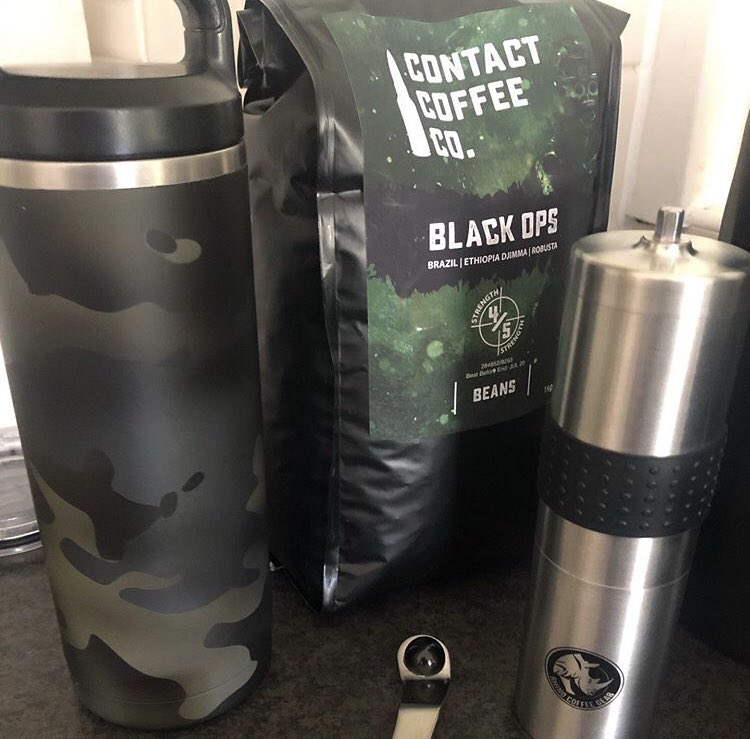 multicampattern's tweet image. Because, Monday needs to start off right. 
.
@taccoatings @contactcoffeeco 
.
#MultiCamBlack #MultiCam #Coffee