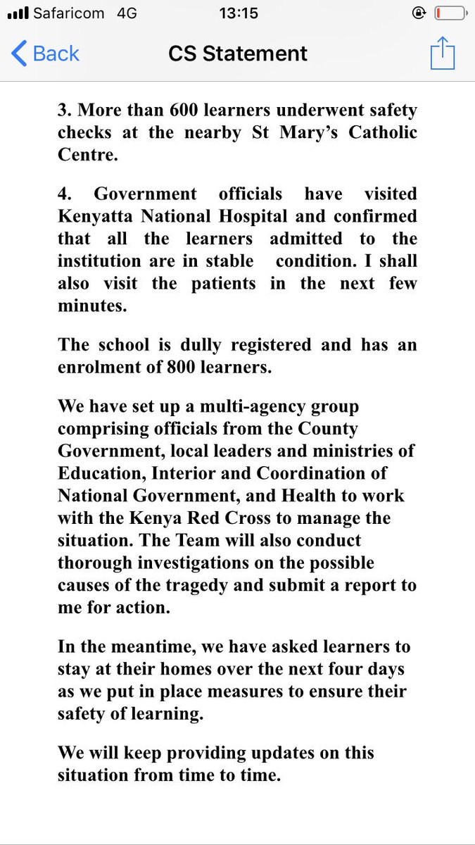 Eduminkenya On Twitter Education Cabinet Secretary George