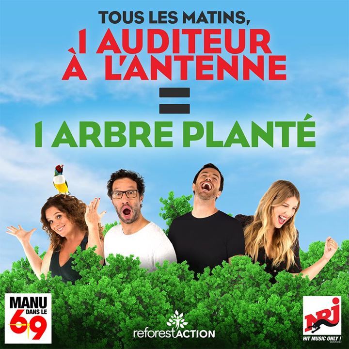 🌳Ça a commencé ce matin avec Manu dans le 6/9 sur NRJ