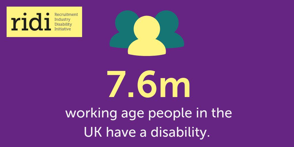 7.6m working age people in the UK have a disability