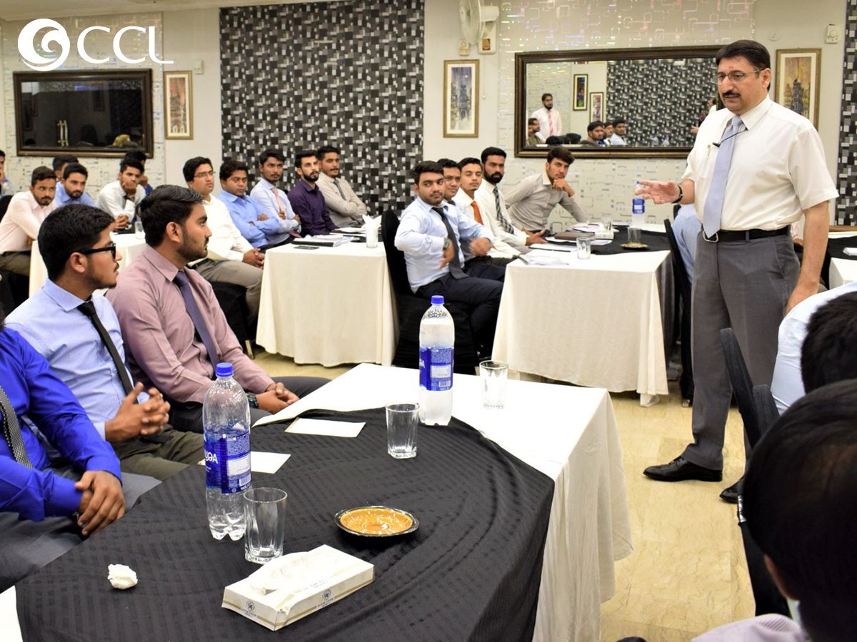 cclholdings's tweet photo. CCL’s Training function organized a weeklong field force development training, which was attended by 52 sales promotion officers of the Specialty business.
Dr. Shahzad Khan, MD &amp; CEO pointed out that CCL is expanding and launching new teams. https://t.co/NK8WEEgzVC