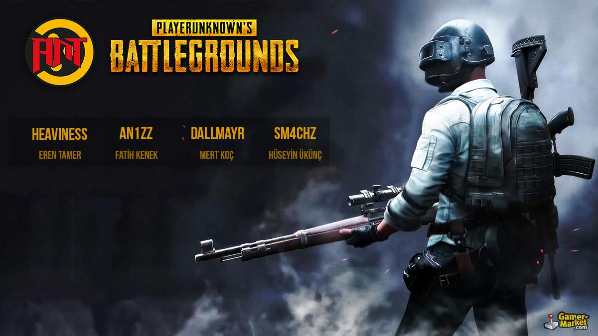 Uzun aradan sonra sahalara tekrar dönmeye karar verdik. Ufak ısınma adımları attığımız bugünler de sizlere yeni PUBG takımımızı duyuruyoruz. 

#ANT #PUBG 2019 

#game #gamer  #tamgame #pubglite #fps #fps